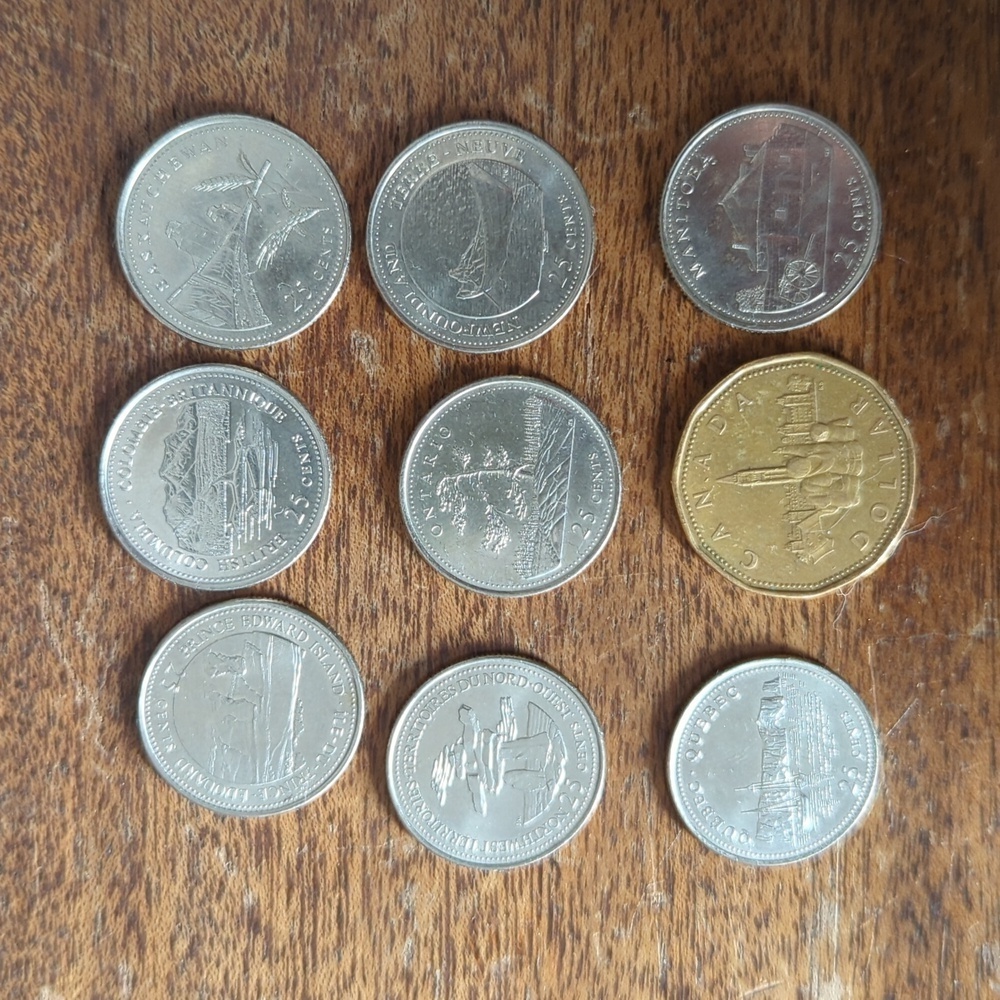 1992 Coins Commemorating 125 Years Of Confederation